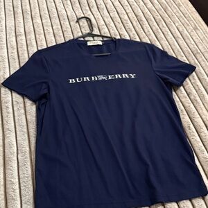 Burberry Dark Blue Short Sleeve Tee